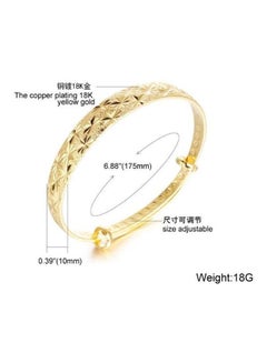 OPK 18 Karat Gold Plated Adjustable Bracelet  - Image 3