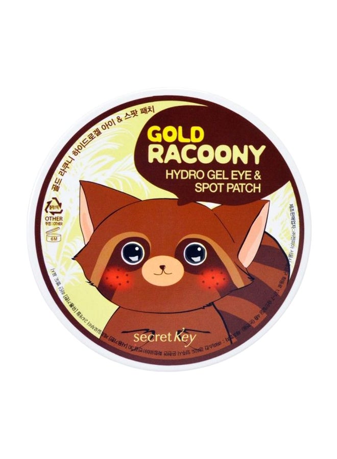 Secret Key Gold Racoony Hydro Gel Eye And Spot Patch Yellow  - Image 1