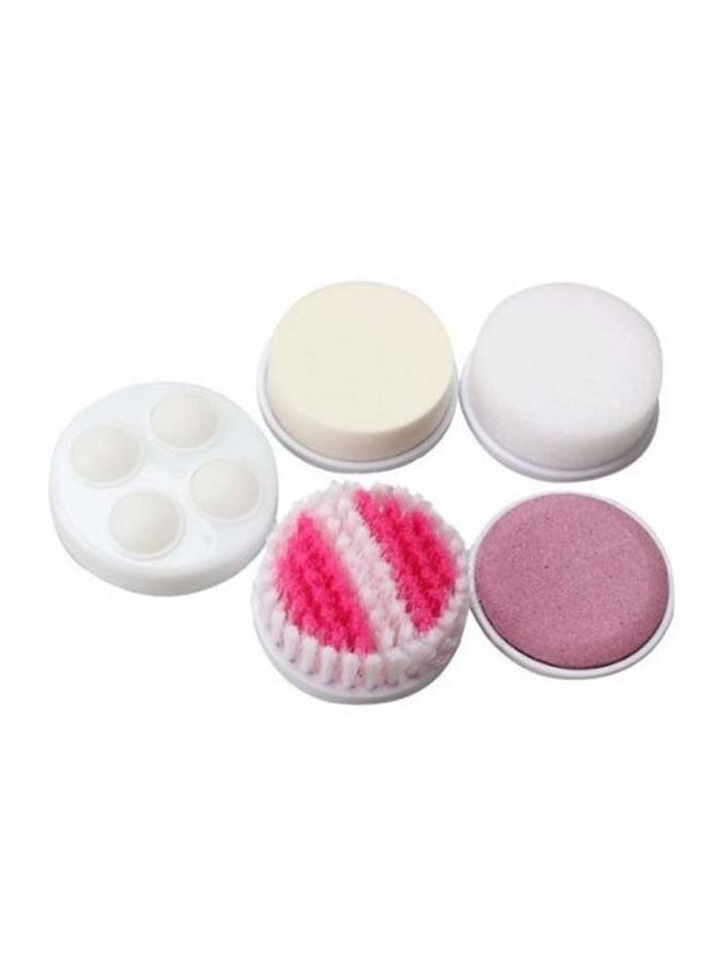 جهاز تدليك كهربائي للوجه أبيض/ وردي - Image 3