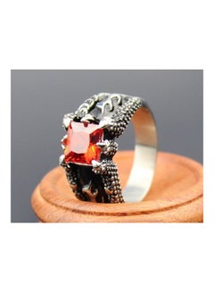 Stainless Steel Rhinestone Studded Ring - v1553263705/N22521659A_4