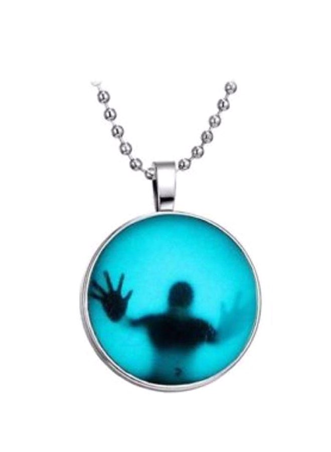 Alloy Glow In The Dark Pendant Necklace