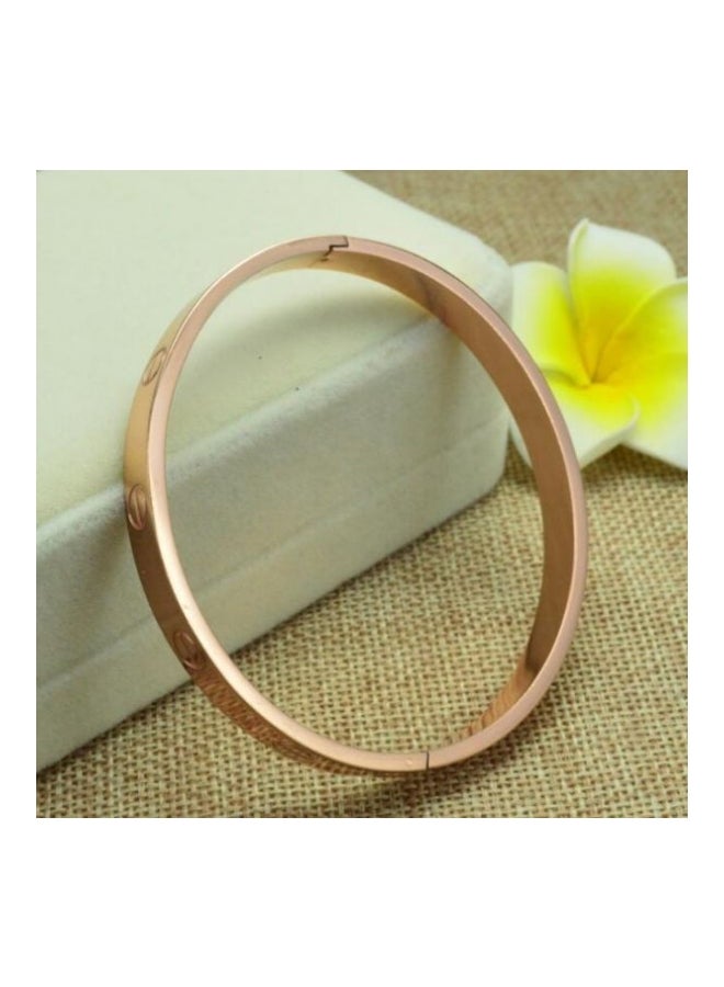 18 Karat Gold Plated Stainless Steel Bracelet - Image 2