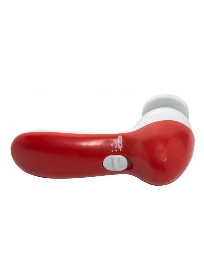 Cnaier 6-In-1 Electric Face Massager White/Red - Image 3
