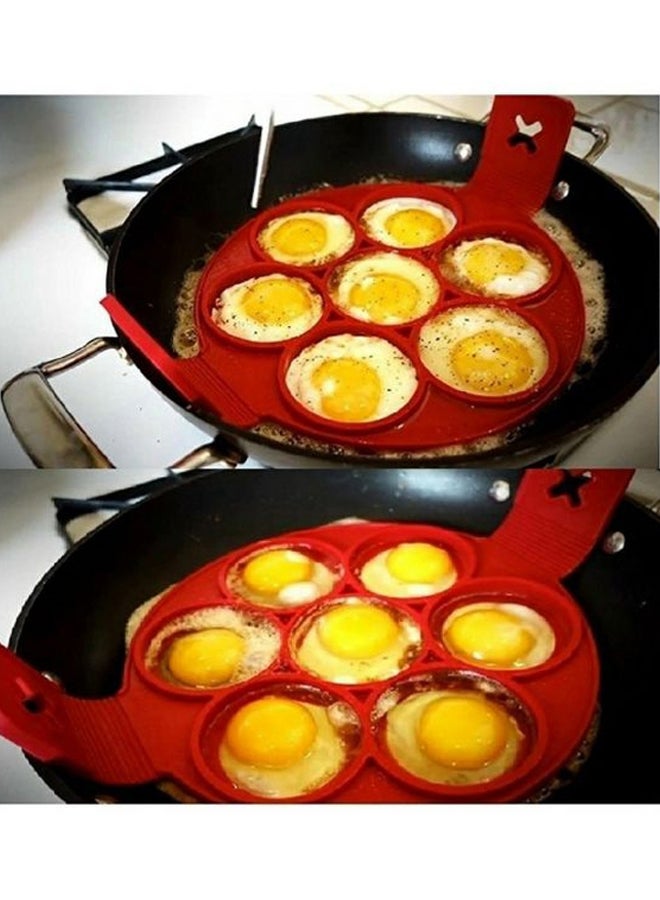 قالب بان كيك سيليكون أحمر - Image 4