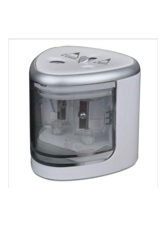 tenwin Automatic Pencil Sharpener Silver/Clear - Image 2