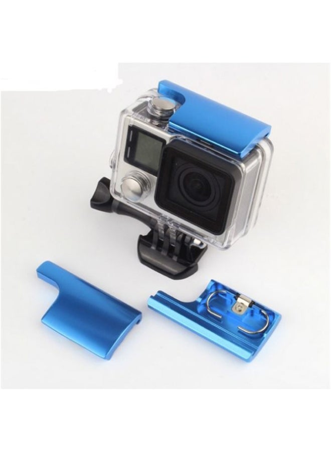 Generic - Lock Buckle Housing Case For GoPro Hero 3/3 Plus/Hero 4 Blue - Image 1