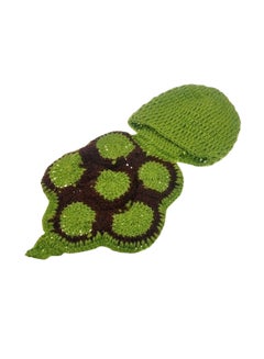 Generic Turtle Design Photography Costume For Newborn Green/Brown  - Image 1