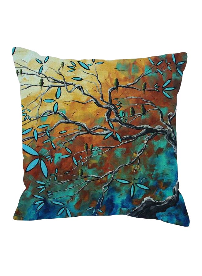 Printed Cushion Cover Multicolour 16.9x16.9inch