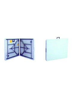 Mr Big Portable Plastic Folding Table White/Grey 120x60x75centimeter  - Image 2