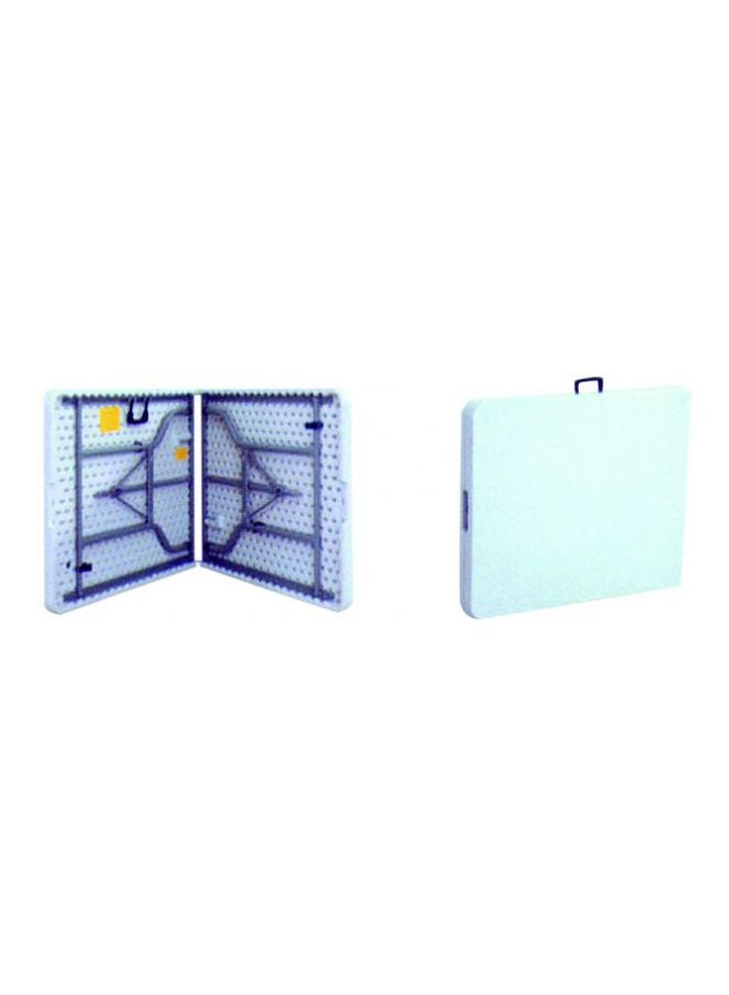 Mr Big Portable Plastic Folding Table White/Grey 120x60x75centimeter - Image 2