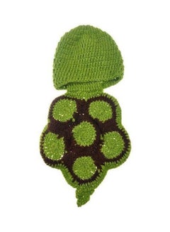 Generic Turtle Design Photography Costume For Newborn Green/Brown  - Image 2
