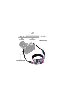 Generic Shoulder Strap For SLR/DSLR Nikon/Canon/Sony/Panasonic Purple/Green/Blue  - Image 4