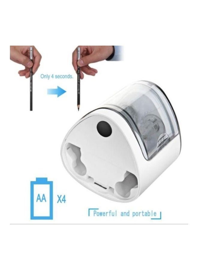 tenwin Automatic Pencil Sharpener Silver/Clear - Image 3
