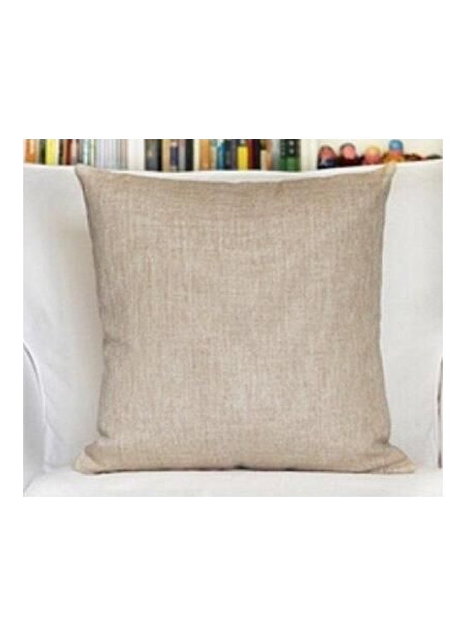 Printed Cushion Cover Blue/Green/White 45x45cm - Image 2