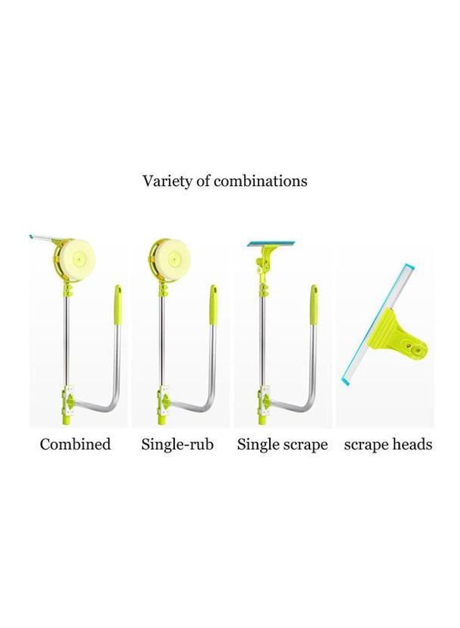 Glass Windows Clean Mop Green/Silver 1.4x.3x.4meter  - Image 2