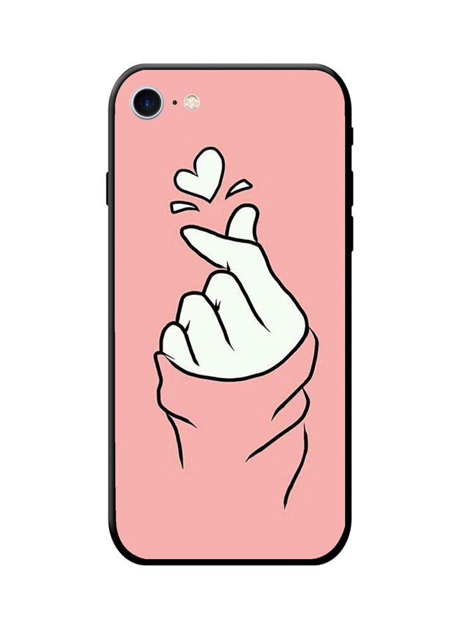 SYN Protective Case Cover For Apple iPhone 8 Pink/White