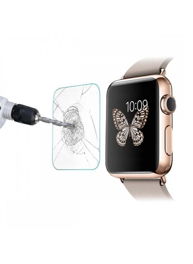 Muzz TrAnds Apple Watch Tampered Glass Screen Protector For iWatch 42mm Clear - Image 3
