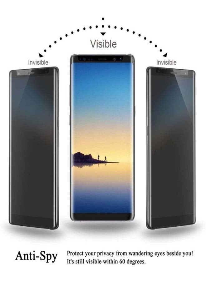 Muzz Privacy Glass Screen Protector For Samsung Galaxy Note 9 Clear - Image 3