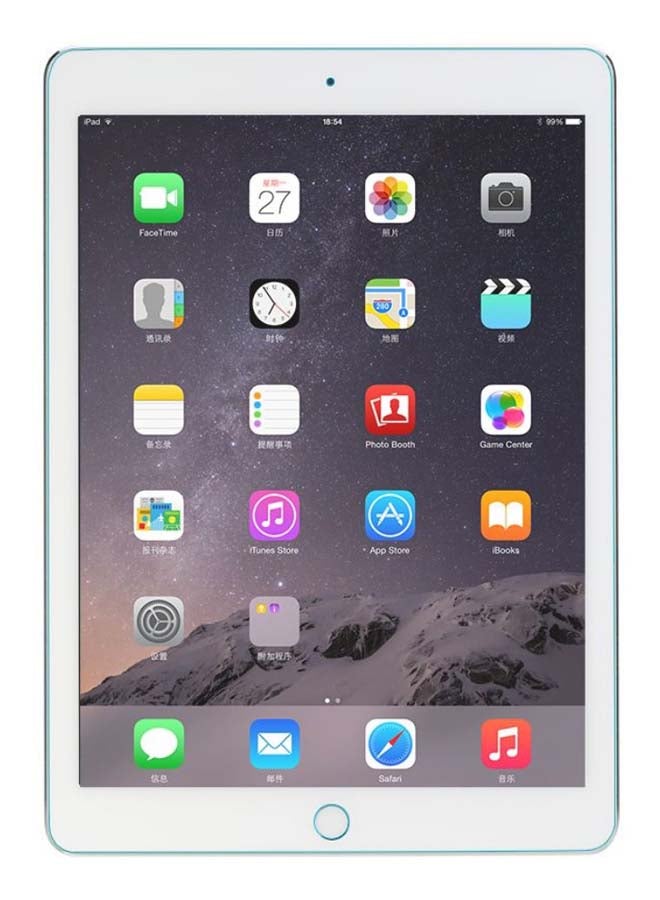 Muzz Tempered Glass Screen Protector For Apple iPad Air 2 9.7-Inch Clear - Image 2