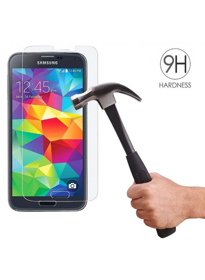 Muzz - Tempered Glass Screen Protector For Samsung Galaxy S5 5.1-Inch Clear - Image 1