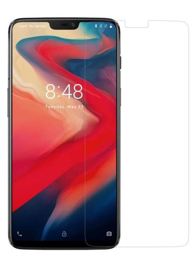 Muzz Tempered Glass Screen Protector For OnePlus 6 6.2-Inch Clear - Image 2