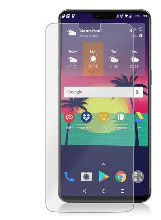 Muzz Tempered Glass Screen Protector For OnePlus 6 6.2-Inch Clear - Image 1