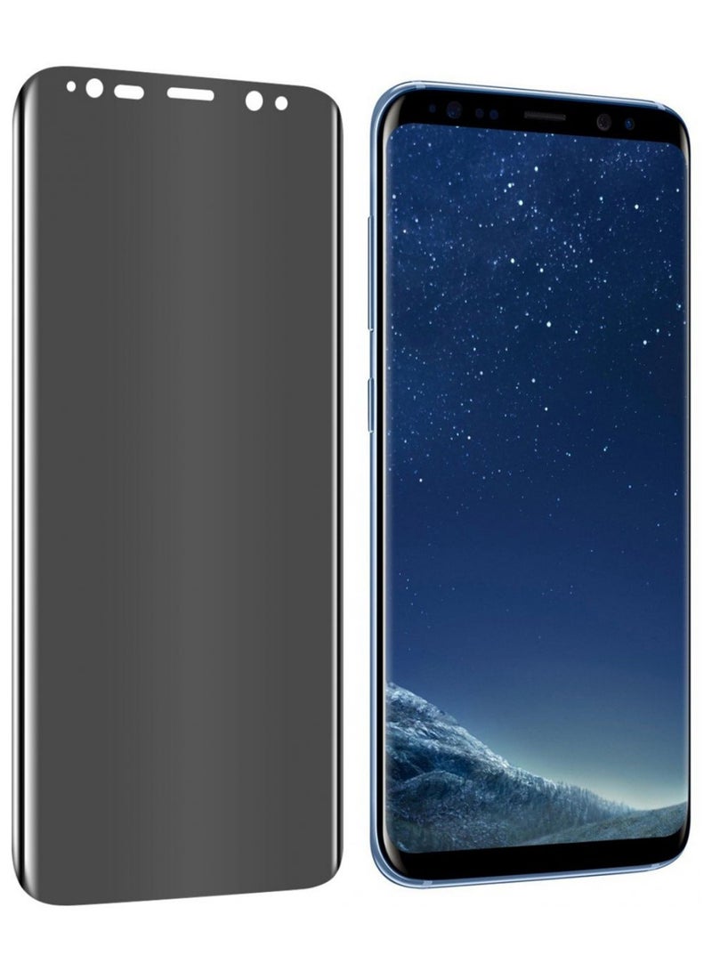 موز لاصقة حماية من الزجاج المقوى لموبايل سامسونج جالاكسي S9 Plus مقاس 6.2 بوصة شفاف - Image 1