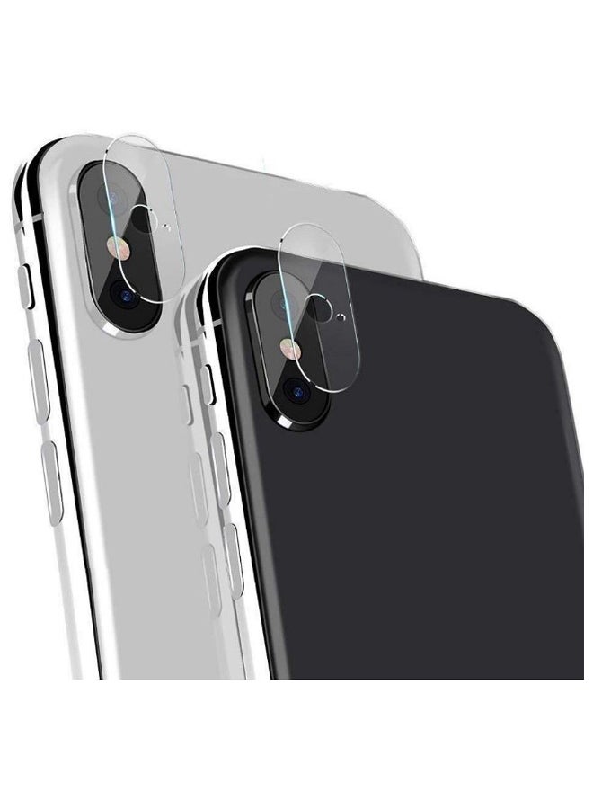 Muzz 2-Piece Rear Back Camera Lens Protector For Apple iPhone Phone X/XS/XS Max Clear - Image 1
