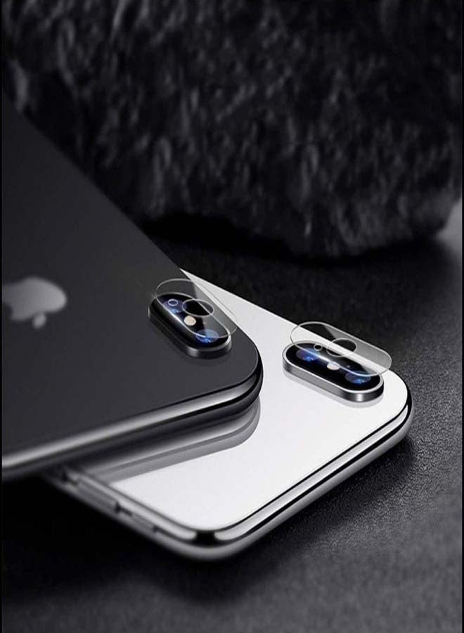 Muzz 2-Piece Rear Back Camera Lens Protector For Apple iPhone Phone X/XS/XS Max Clear - Image 3