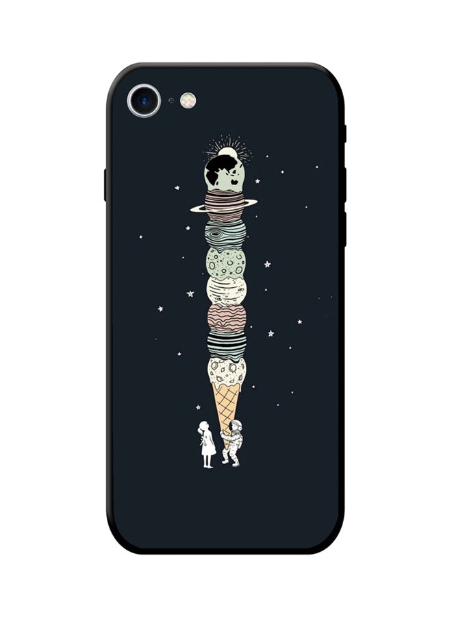 إس واي إن غطاء حماية واق لهاتف أبل آيفون 8 أسود/ أبيض