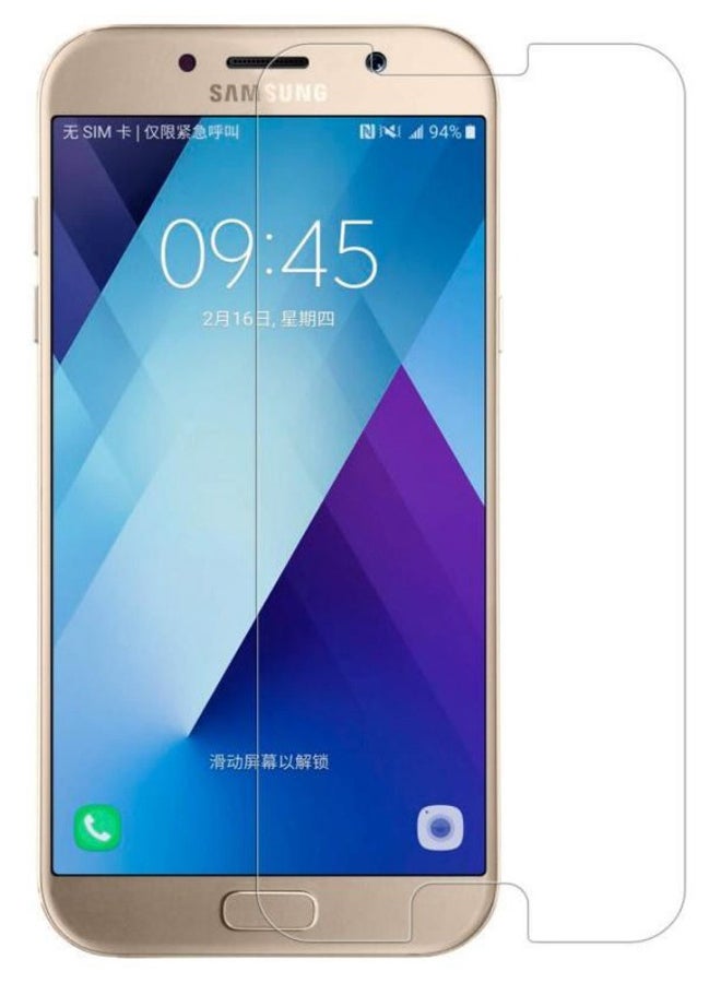 Muzz Tempered Glass Screen Protector For Samsung galaxy A3 4.5-Inch 2017 Clear 
