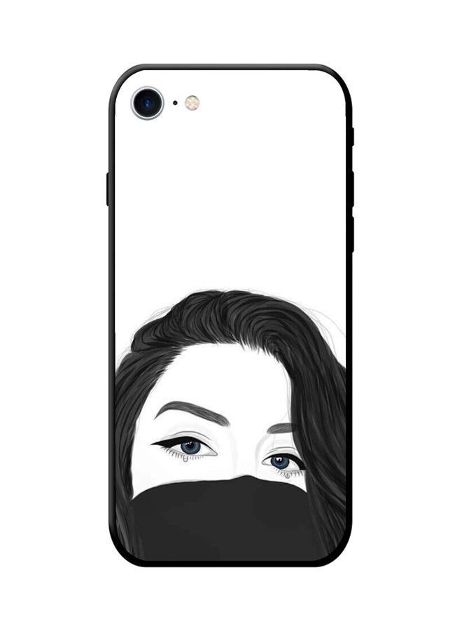 SYN Protective Case Cover For Apple iPhone 8 Black/White