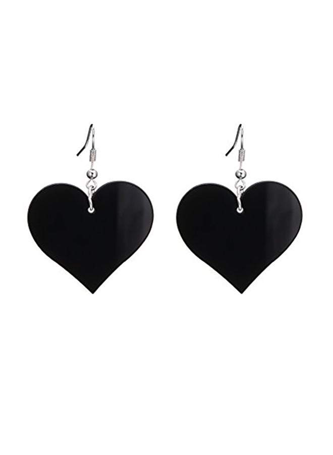 Acrylic Heart Shaped Dangle Earrings - v1553285194/N22539568A_1