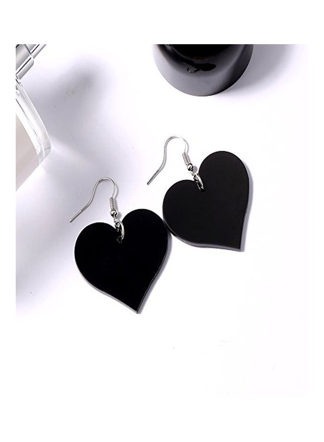 Acrylic Heart Shaped Dangle Earrings - v1553285194/N22539568A_5