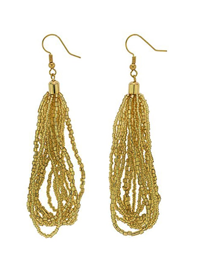 GlassOfVenice 925 Sterling Silver Seed Beaded Earrings - Image 1