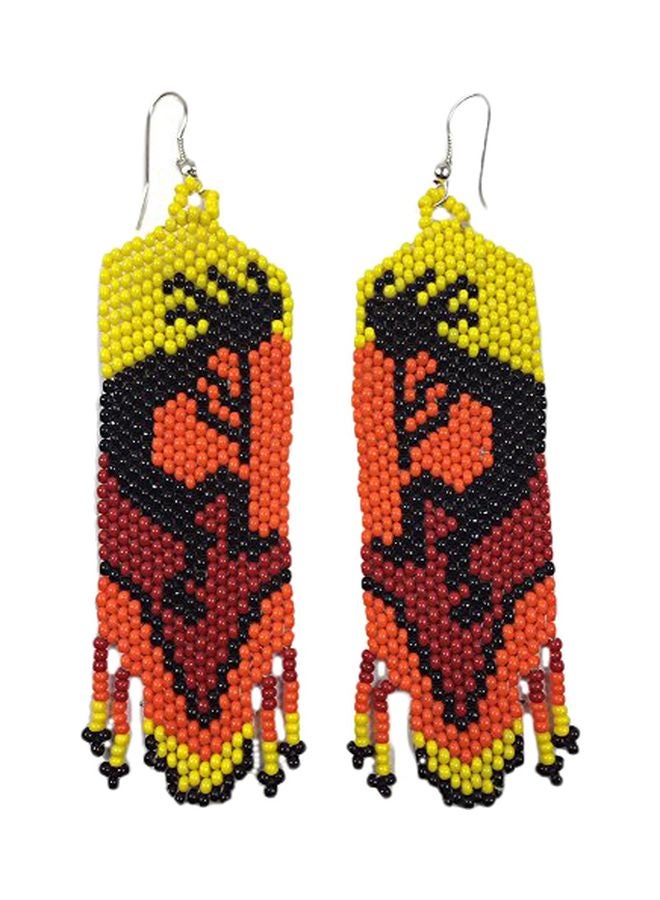 Kokopelli Design Dangle Earrings