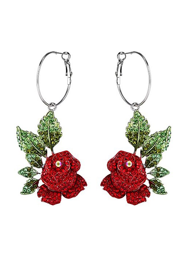 إيفر فيث حلق أذن خطافي مصنوع من سبائك معدنية مرصع بالكريستال - Image 1