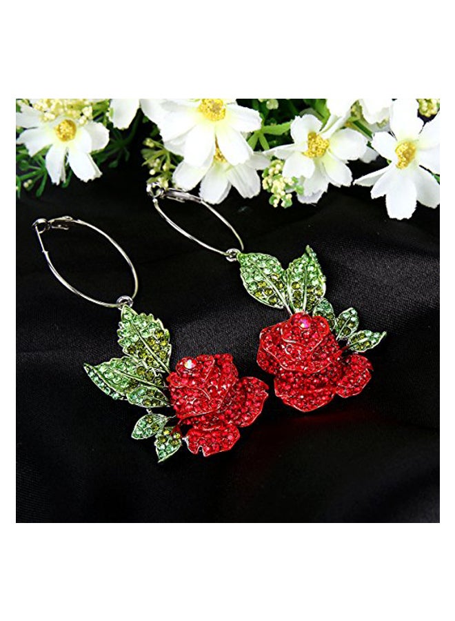 إيفر فيث حلق أذن خطافي مصنوع من سبائك معدنية مرصع بالكريستال - Image 2