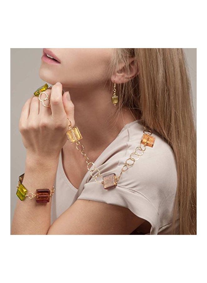 GlassOfVenice Murano Glass Antico Tesoro Cubes Earrings - Image 2