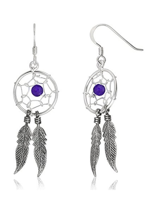 WithLoveSilver 925 Sterling Silver Dream Catcher Earrings  - Image 2