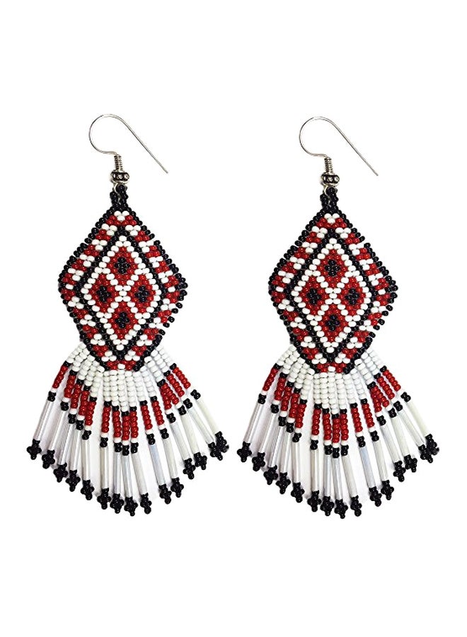 Silver Plated Brass Dangle Earrings