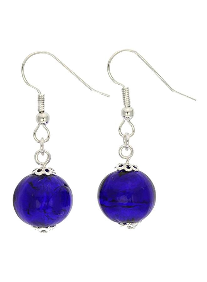 GlassOfVenice Glass Midnight Drop Earrings - Image 1