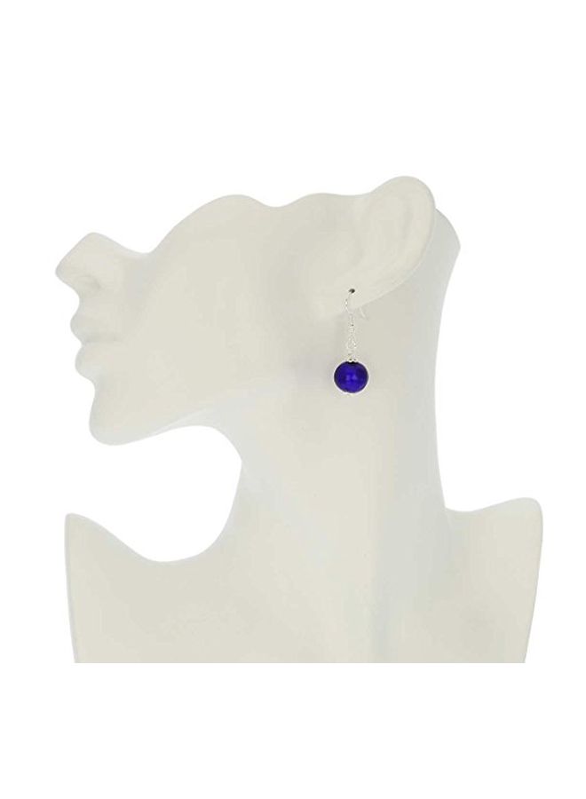 GlassOfVenice Glass Midnight Drop Earrings - Image 2