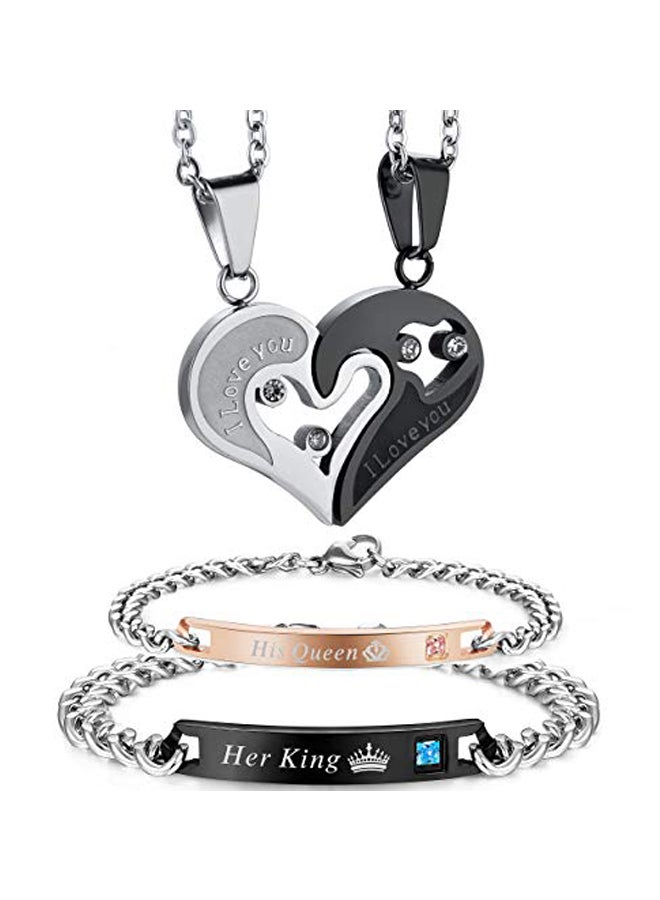 Couples Bracelets and Necklace Set - v1553286668/N22541870A_1