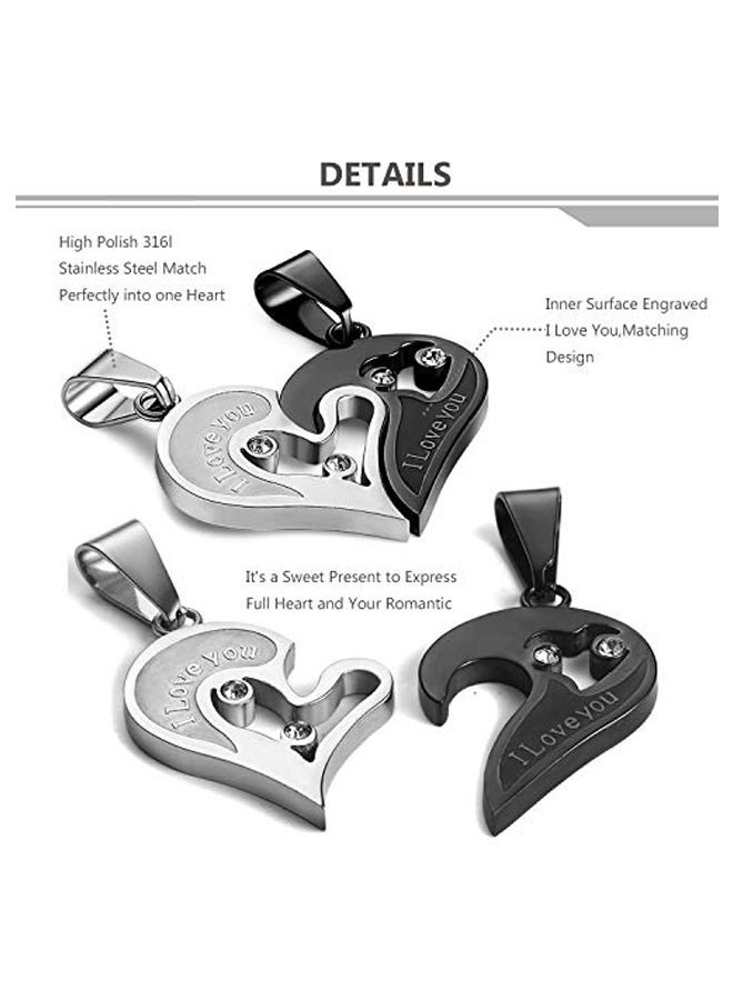 FIBO STEEL - Couples Bracelets and Necklace Set - Image 1