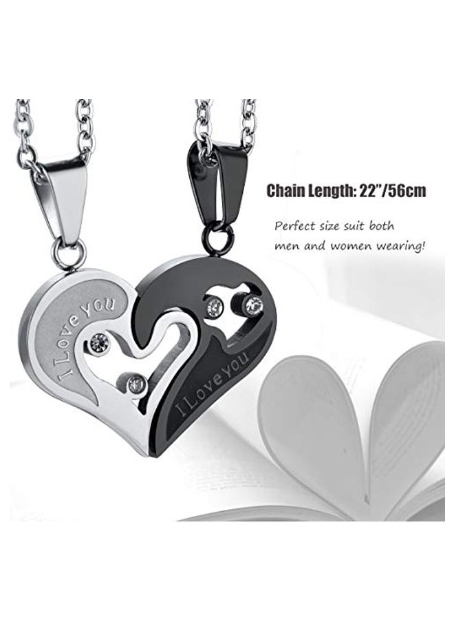 FIBO STEEL - Couples Bracelets and Necklace Set - Image 1