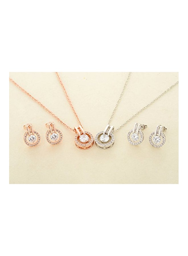 Zhang Trading Co., Ltd. - 18 Karat Gold Plated Alloy Simulated-Diamond Jewellery Set - Image 1