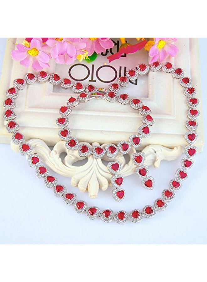 إيفر فيث طقم مجوهرات مرصع بالزكرونيا المكعبة - Image 2