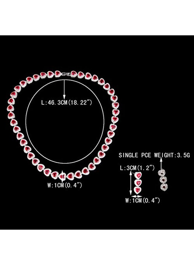 إيفر فيث طقم مجوهرات مرصع بالزكرونيا المكعبة - Image 3