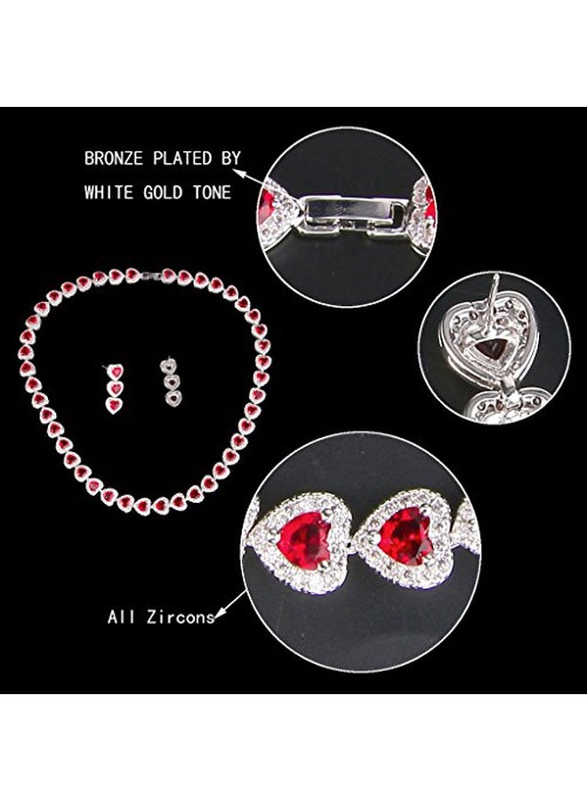 إيفر فيث طقم مجوهرات مرصع بالزكرونيا المكعبة - Image 4